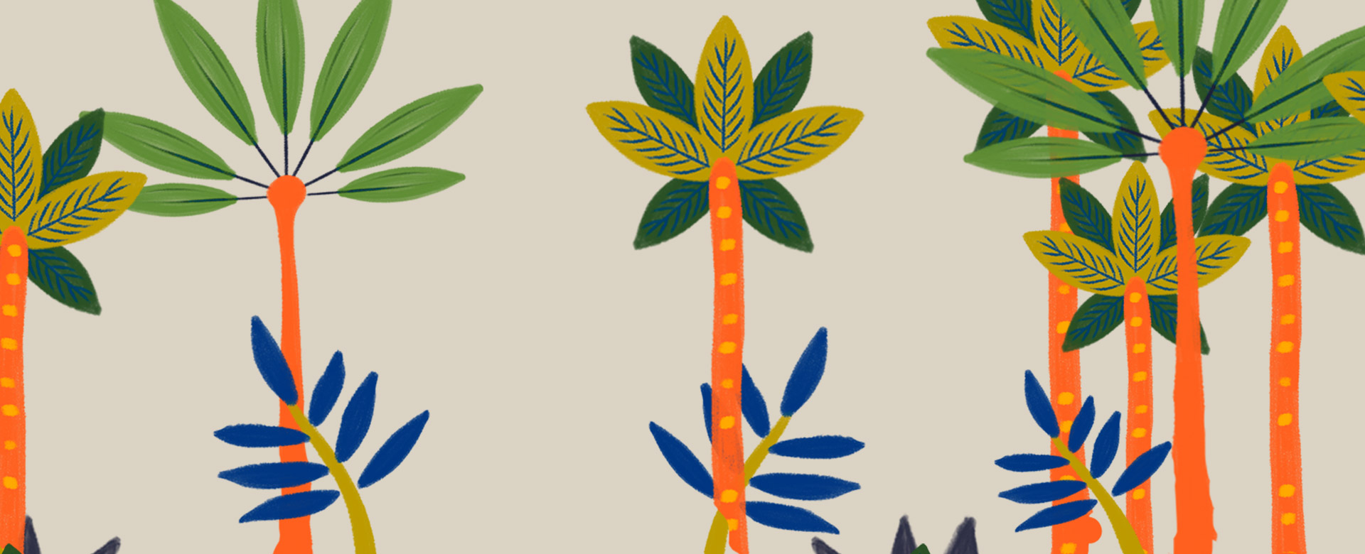 Fond jungle Catimini